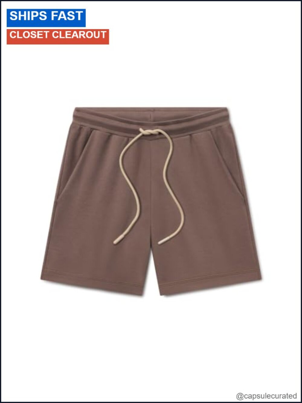 Organic Pima Cotton Relaxed Pull-On Shorts with Pockets 5" Inseam